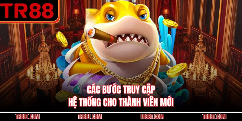 Các bước truy cập hệ thống cho thành viên mới